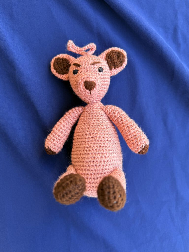 Crochet Teddy Bear – Blush Buddy