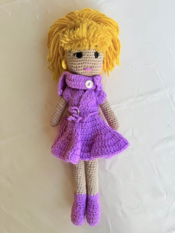 Crochet Doll – Violet Vogue