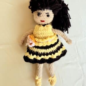 Crochet Doll – Honeycomb Belle