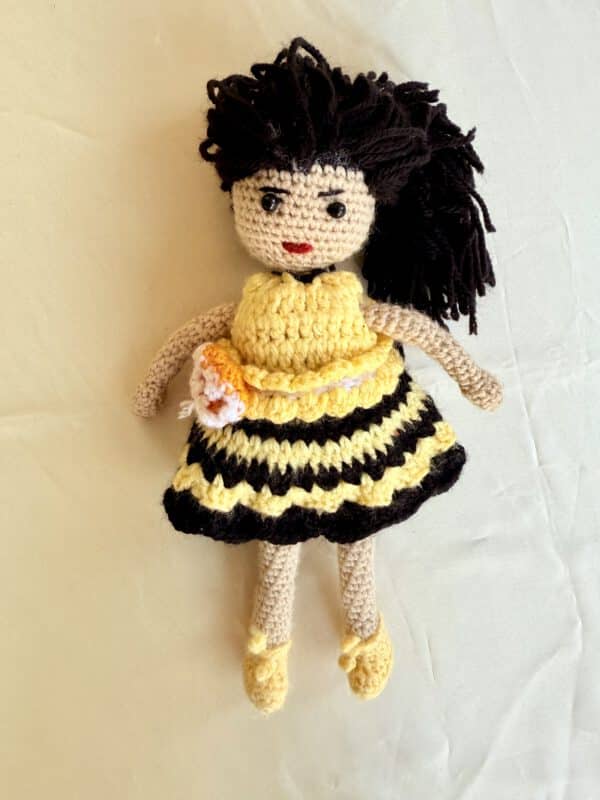 Crochet Doll – Honeycomb Belle