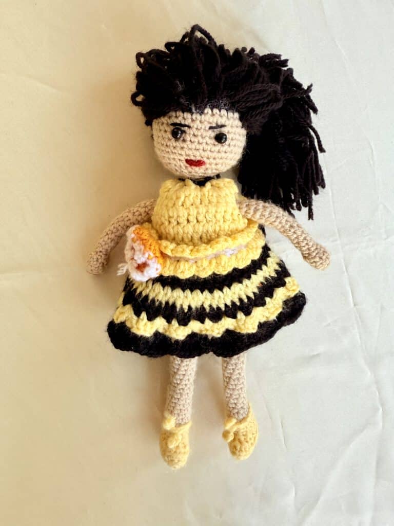 Crochet Doll – Honeycomb Belle
